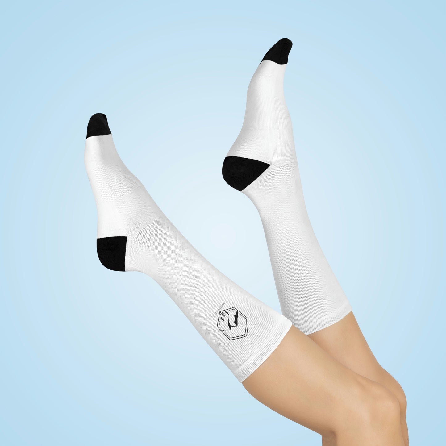 FAITH MOVES MOUNTAINS CREW SOCKS