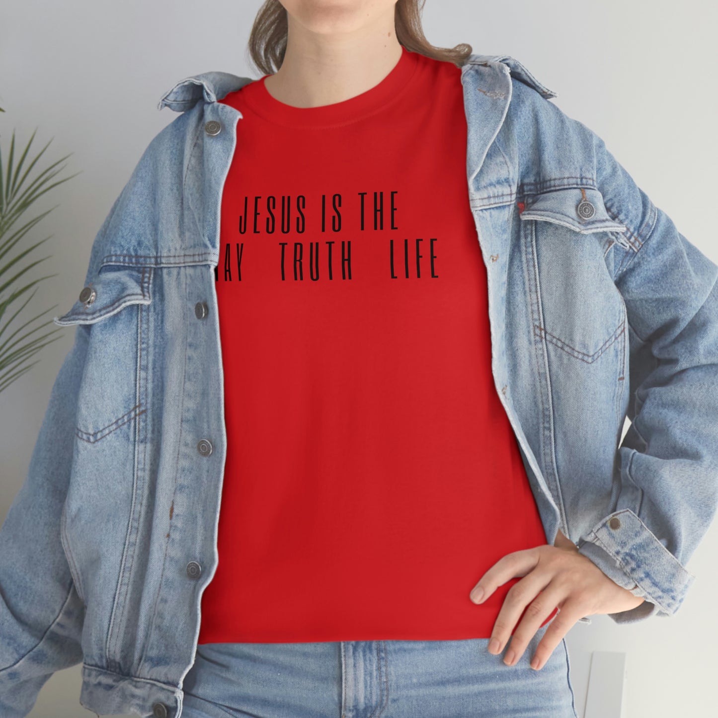JESUS IS THE WAY/TRUTH/LIFE UNISEX TEE