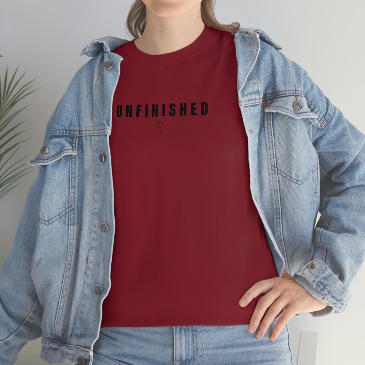 UNFINISHED UNISEX TEE